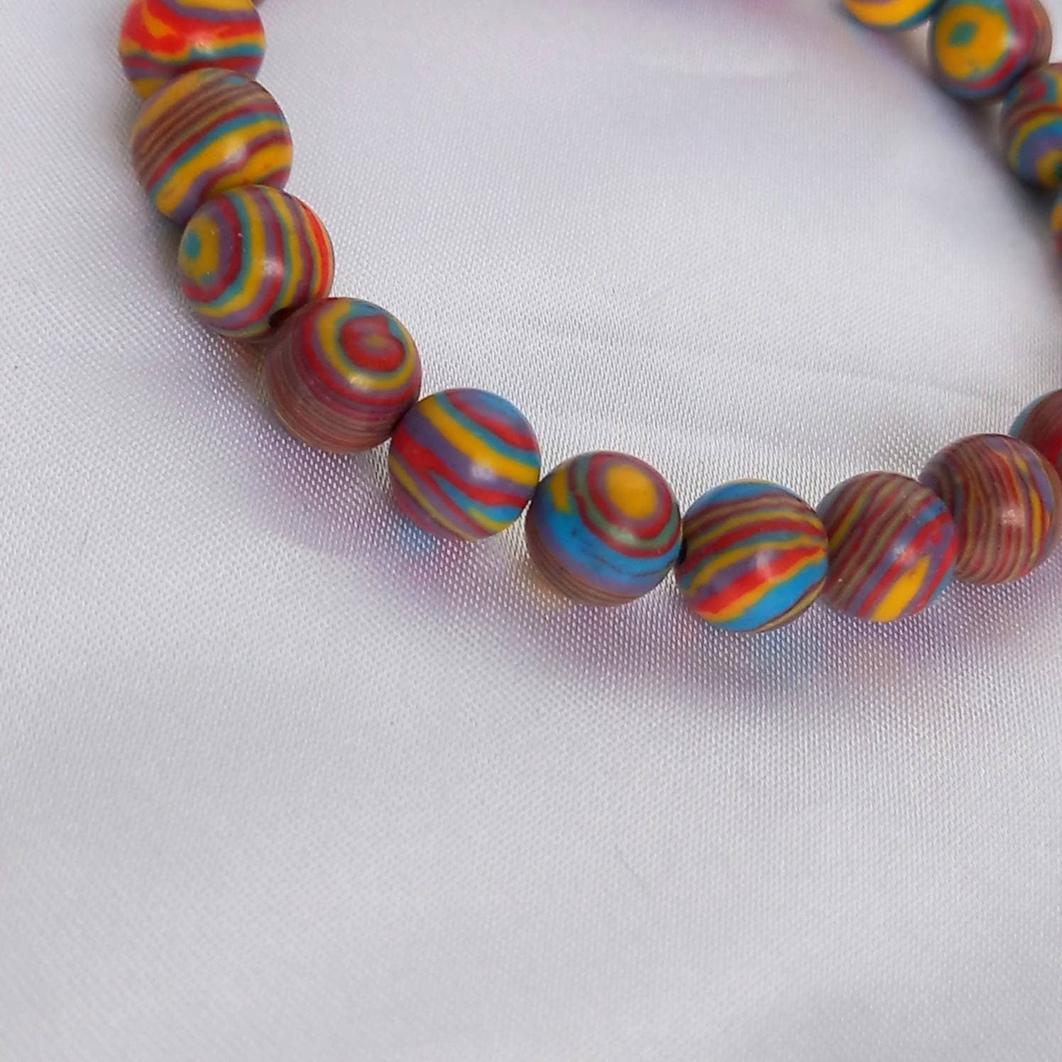 Rainbow Bead Bracelets