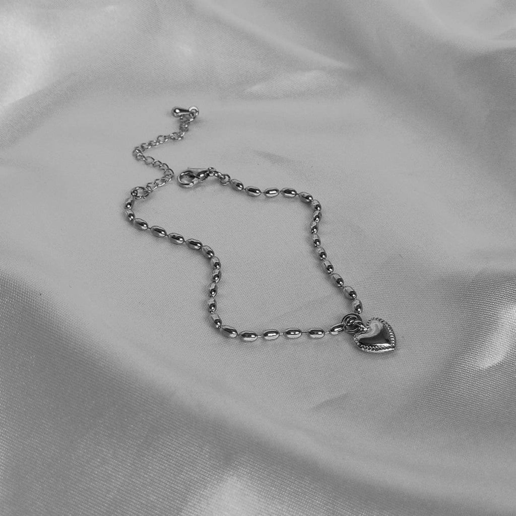 Silver Heart Bracelet