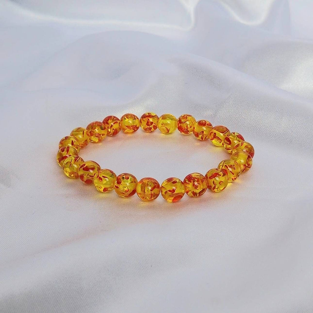 Orange Bead Bracelets