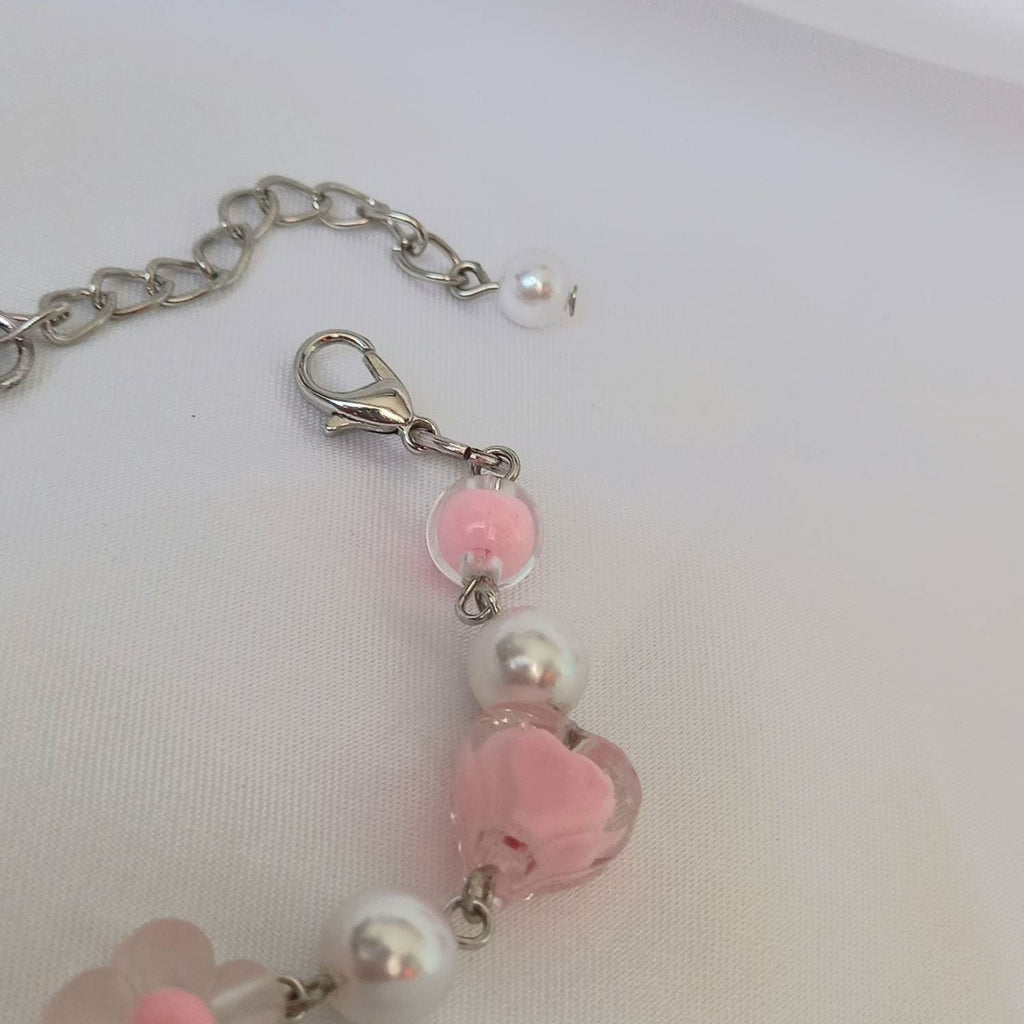 Chunky Bead Strawberry Bracelet