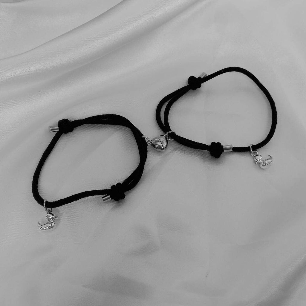 2 Magnetic Matching Duck Friendship Bracelets