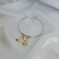 Christmas Silver Bangle Bracelet